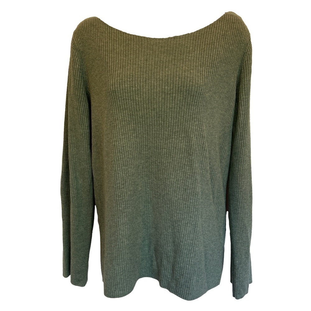 Aritzia Babaton Sage Green Wool Blend Sweater